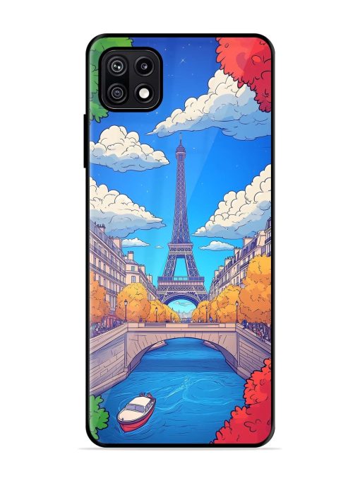 Parisian Panorama Glossy Soft Edge Case for Samsung Galaxy F42 (5G) Chachhi