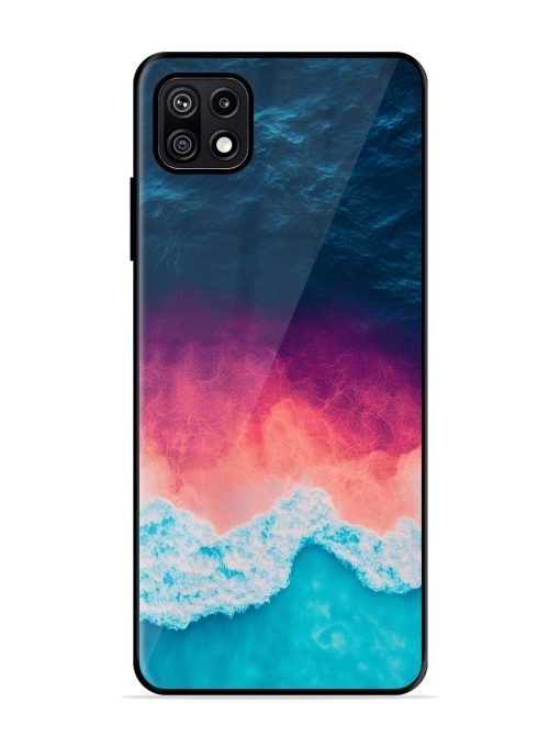 Where The Ocean Meets The Sky Glossy Soft Edge Case for Samsung Galaxy F42 (5G) Chachhi