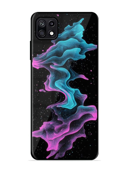 Cosmic Currents Glossy Soft Edge Case for Samsung Galaxy F42 (5G) Chachhi