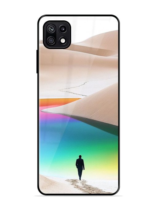 Desert Dreams Glossy Soft Edge Case for Samsung Galaxy F42 (5G) Chachhi