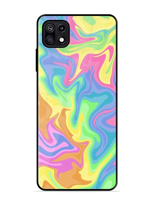 Whimsical Swirl Glossy Soft Edge Case for Samsung Galaxy F42 (5G) Chachhi