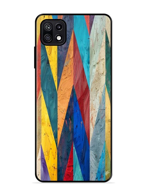 Abstract Tapestry Glossy Soft Edge Case for Samsung Galaxy F42 (5G) Chachhi