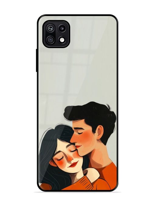 Craft Couples Glossy Soft Edge Case for Samsung Galaxy F42 (5G) Chachhi