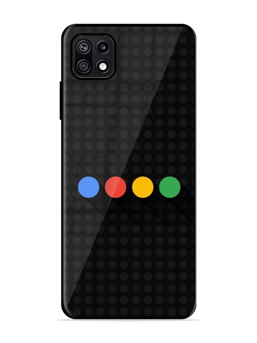 Google Dots Glossy Soft Edge Case for Samsung Galaxy F42 (5G) Chachhi