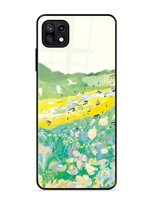 Melody In Bloom Glossy Soft Edge Case for Samsung Galaxy F42 (5G) Chachhi