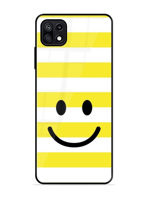 Smiling Stripes Glossy Soft Edge Case for Samsung Galaxy F42 (5G) Chachhi