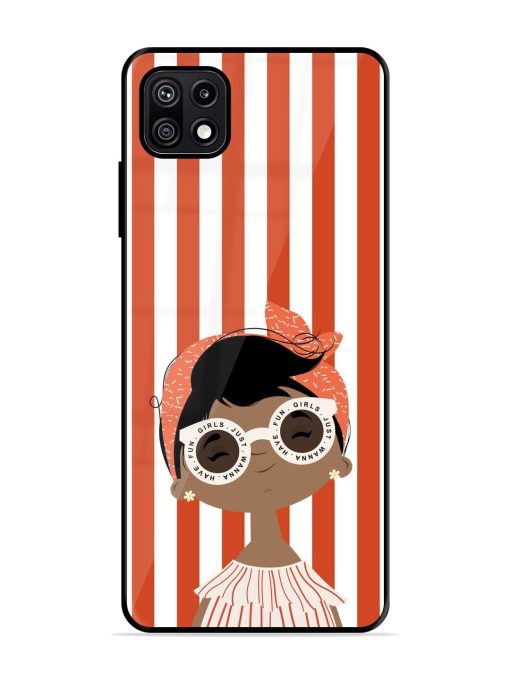 Girls Just Wanna Have Fun Glossy Soft Edge Case for Samsung Galaxy F42 (5G) Chachhi