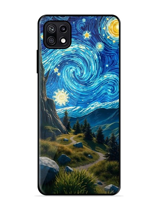 Starry Night In The Shire Glossy Soft Edge Case for Samsung Galaxy F42 (5G) Chachhi