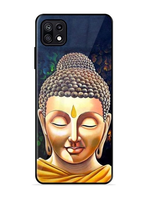 Buddha Face Glossy Soft Edge Case for Samsung Galaxy F42 (5G) Chachhi