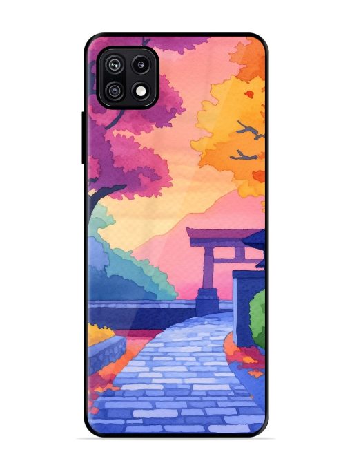 Autumnal Serenity Glossy Soft Edge Case for Samsung Galaxy F42 (5G) Chachhi