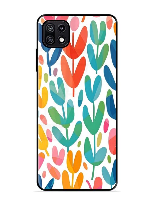 Rainbow Of Blooms Glossy Soft Edge Case for Samsung Galaxy F42 (5G) Chachhi