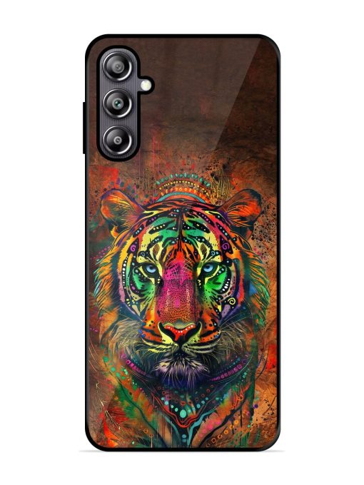 Cosmic Tiger Glossy Soft Edge Case for Samsung Galaxy F54 (5G) Chachhi