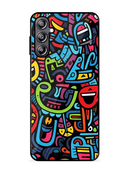 Doodlephoria Glossy Soft Edge Case for Samsung Galaxy F54 (5G) Chachhi