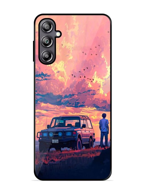 Solitude'S Horizon Glossy Soft Edge Case for Samsung Galaxy F54 (5G) Chachhi