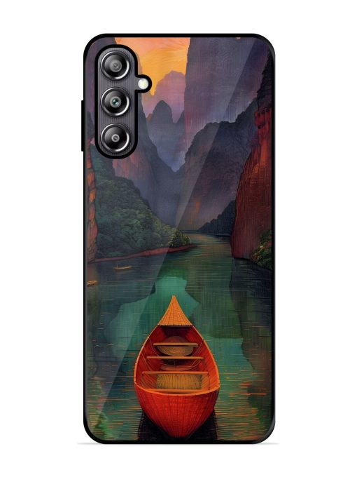 Serene Passage Glossy Soft Edge Case for Samsung Galaxy F54 (5G) Chachhi