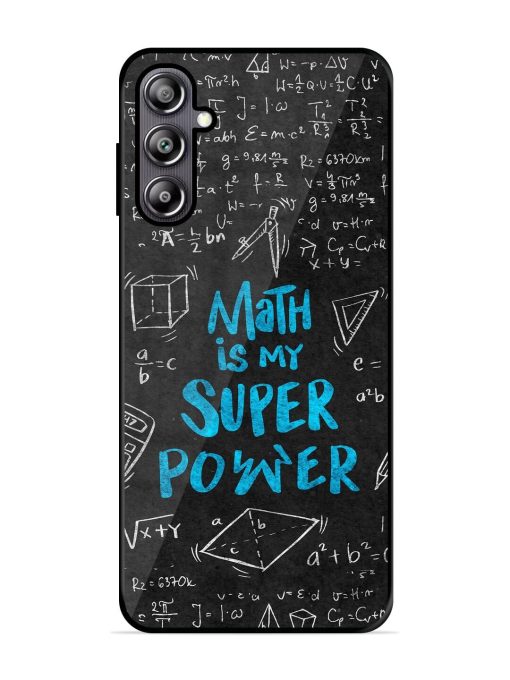 Math Magic Glossy Soft Edge Case for Samsung Galaxy F54 (5G) Chachhi