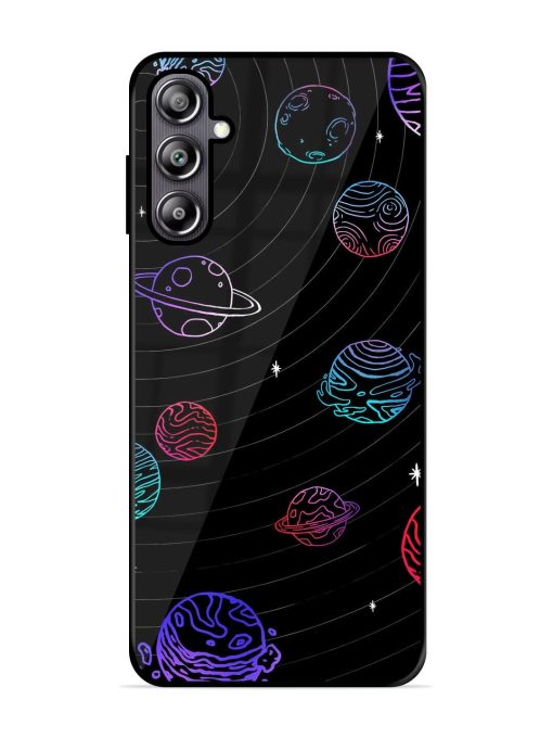 Cosmic Ballet Glossy Soft Edge Case for Samsung Galaxy F54 (5G) Chachhi