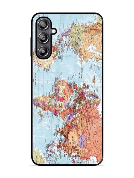 Our Blue Marble Glossy Soft Edge Case for Samsung Galaxy F54 (5G) Chachhi