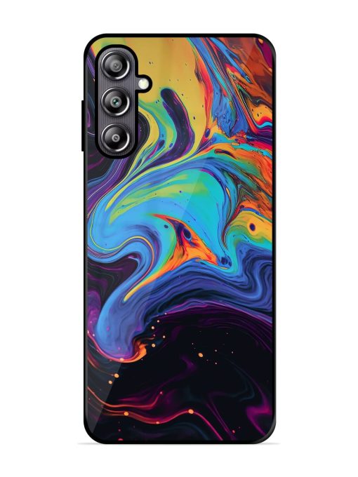 Liquid Dreamscape Glossy Soft Edge Case for Samsung Galaxy F54 (5G) Chachhi