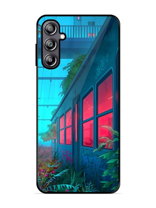 Urban Jungle Glossy Soft Edge Case for Samsung Galaxy F54 (5G) Chachhi