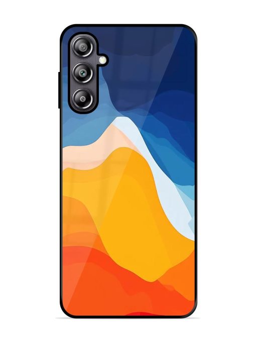 Liquid Landscape Glossy Soft Edge Case for Samsung Galaxy F54 (5G) Chachhi