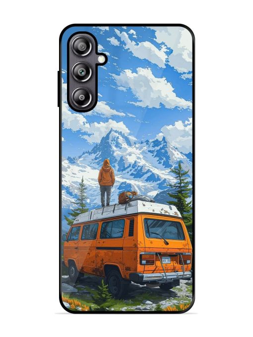 Mountaintop Solitude Glossy Soft Edge Case for Samsung Galaxy F54 (5G) Chachhi