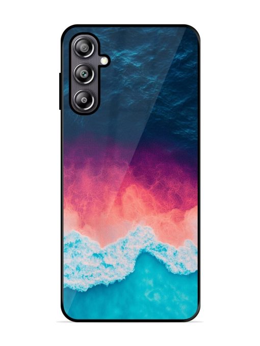 Where The Ocean Meets The Sky Glossy Soft Edge Case for Samsung Galaxy F54 (5G) Chachhi