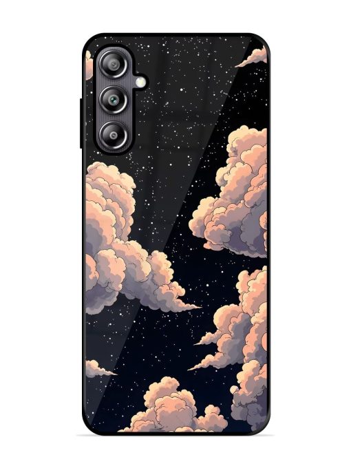 Starry Night Dreams Glossy Soft Edge Case for Samsung Galaxy F54 (5G) Chachhi