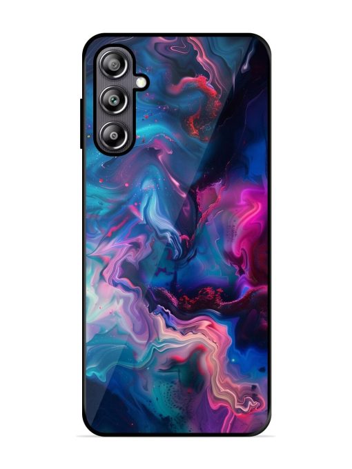 Cosmic Swirl Glossy Soft Edge Case for Samsung Galaxy F54 (5G) Chachhi