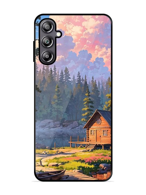 Lakeside Serenity Glossy Soft Edge Case for Samsung Galaxy F54 (5G) Chachhi