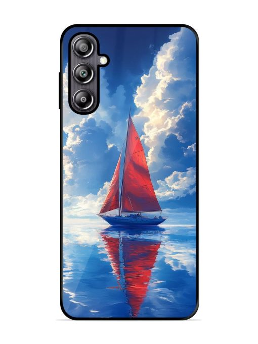 Crimson Sails Glossy Soft Edge Case for Samsung Galaxy F54 (5G) Chachhi