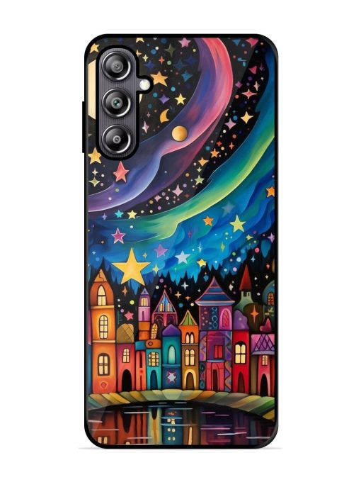 Starlit Village Glossy Soft Edge Case for Samsung Galaxy F54 (5G) Chachhi