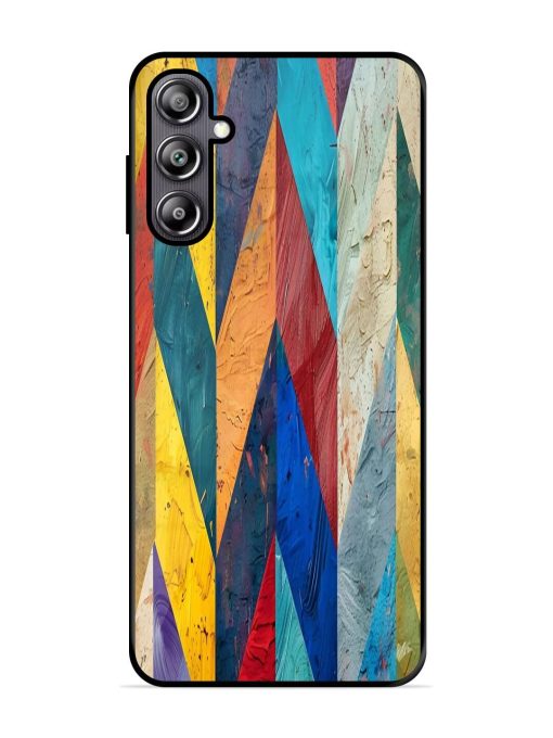 Abstract Tapestry Glossy Soft Edge Case for Samsung Galaxy F54 (5G)