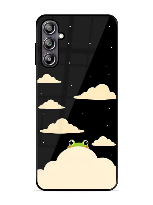 Froggy Night Sky Glossy Soft Edge Case for Samsung Galaxy F54 (5G) Chachhi