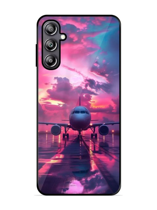 Neon Runway Glossy Soft Edge Case for Samsung Galaxy F54 (5G) Chachhi