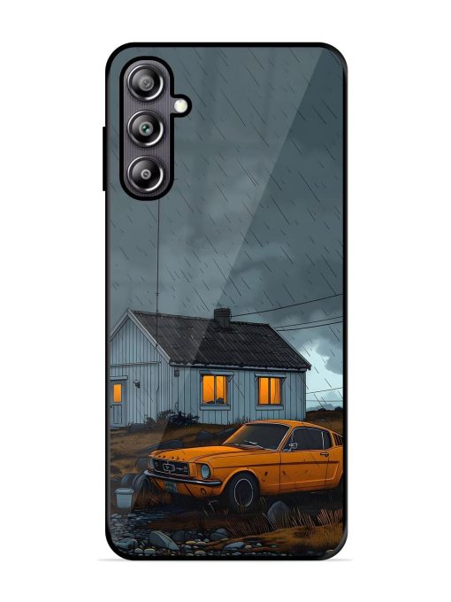 Rainy Day Retreat Glossy Soft Edge Case for Samsung Galaxy F54 (5G) Chachhi