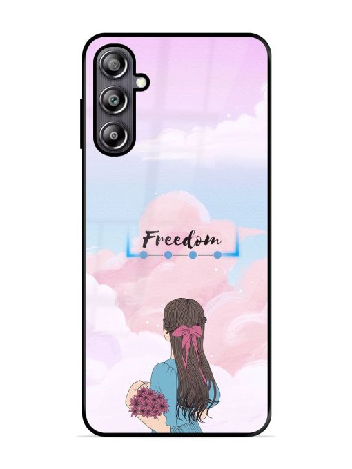 Skyward Dreams Glossy Soft Edge Case for Samsung Galaxy F54 (5G) Chachhi