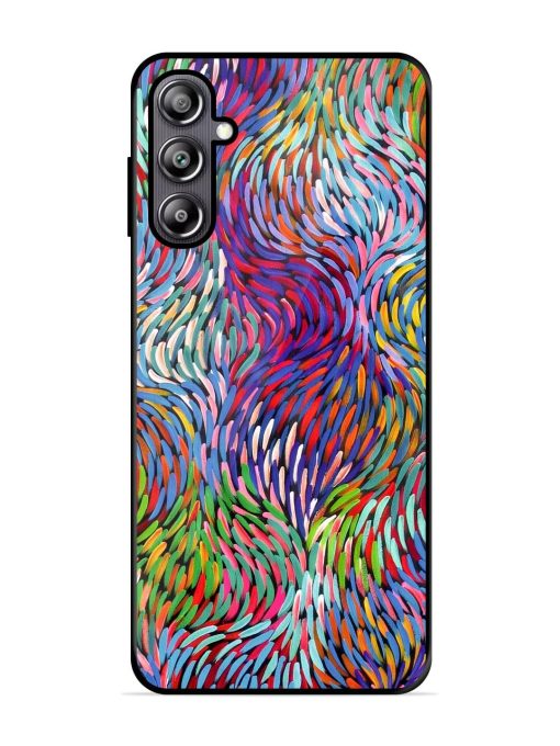 Vibrant Waves Glossy Soft Edge Case for Samsung Galaxy F54 (5G) Chachhi