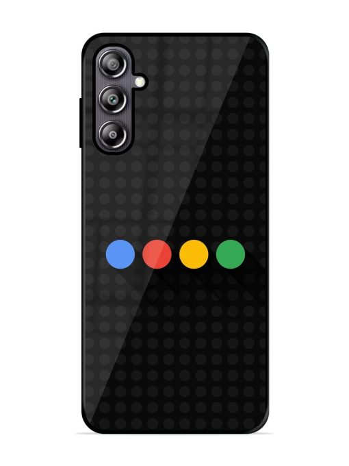 Google Dots Glossy Soft Edge Case for Samsung Galaxy F54 (5G) Chachhi