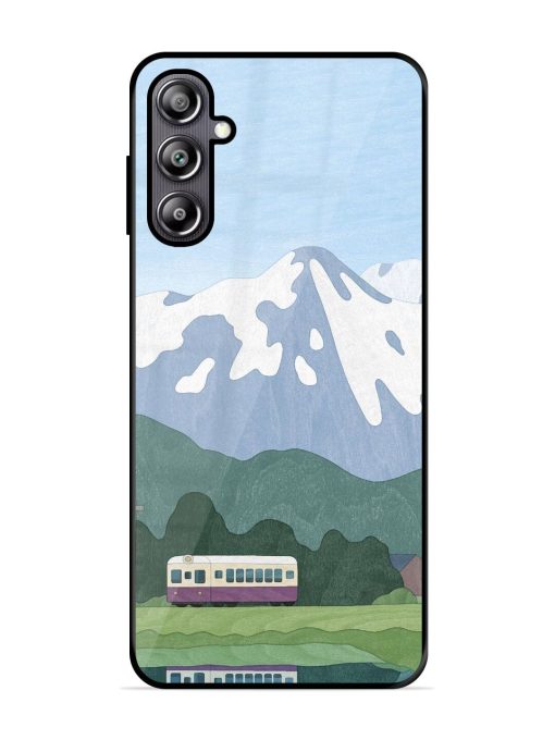 Mountainside Reflections Glossy Soft Edge Case for Samsung Galaxy F54 (5G)