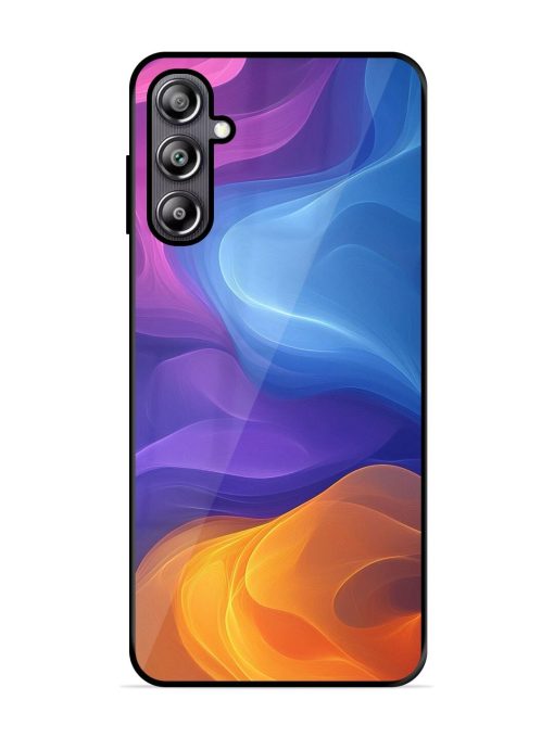 Cosmic Currents Glossy Soft Edge Case for Samsung Galaxy F54 (5G) Chachhi