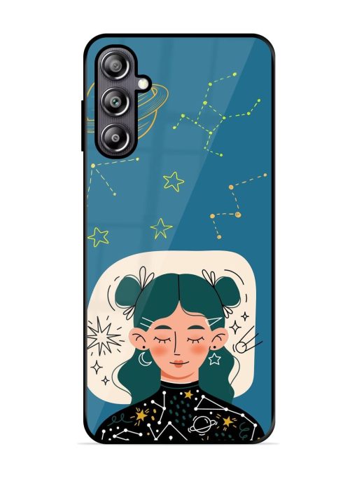 Cosmic Daydreamer Glossy Soft Edge Case for Samsung Galaxy F54 (5G) Chachhi