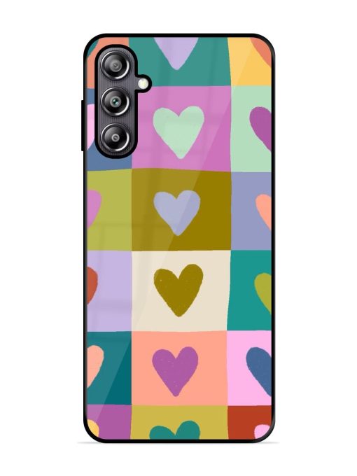 Box Of Hearts Glossy Soft Edge Case for Samsung Galaxy F54 (5G) Chachhi