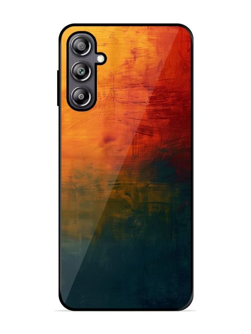 Golden Hour Canvas Glossy Soft Edge Case for Samsung Galaxy F54 (5G) Chachhi