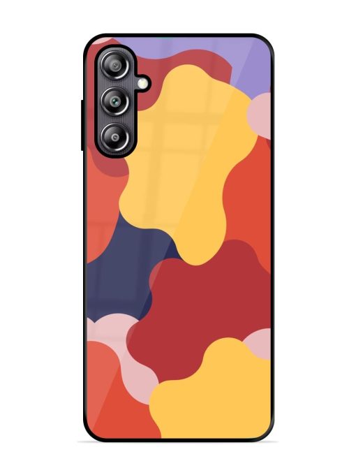 Gooey Color Chaos Glossy Soft Edge Case for Samsung Galaxy F54 (5G) Chachhi