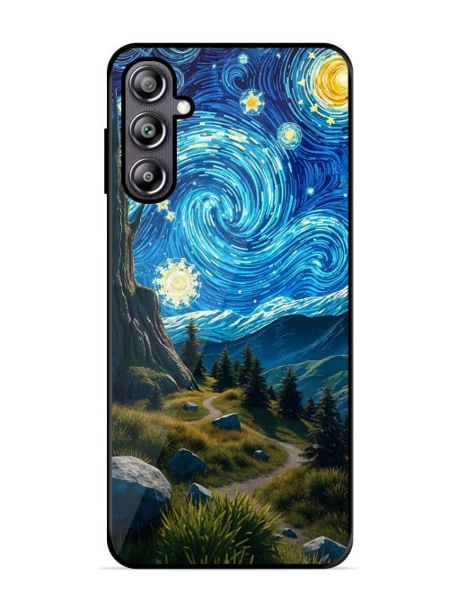 Starry Night In The Shire Glossy Soft Edge Case for Samsung Galaxy F54 (5G) Chachhi