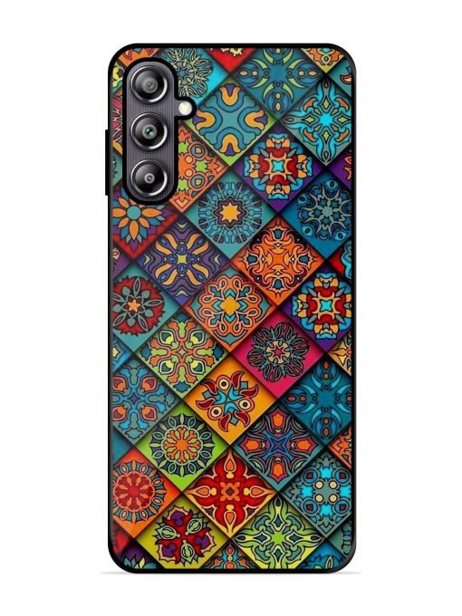 Patchwork Mandala Mosaic Glossy Soft Edge Case for Samsung Galaxy F54 (5G) Chachhi