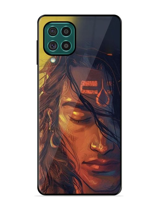 Tranquil Shiva Glossy Soft Edge Case for Samsung Galaxy F62