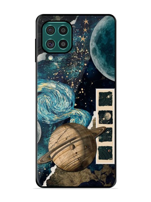 Celestial Tapestry Glossy Soft Edge Case for Samsung Galaxy F62 Chachhi