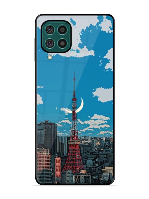 Tokyo Twilight Glossy Soft Edge Case for Samsung Galaxy F62 Chachhi